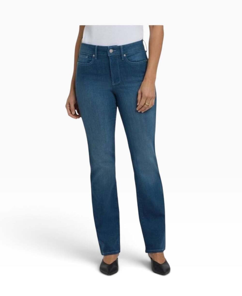 NEW NYDJ Marilyn Straight Jeans High Rise SZ 14P